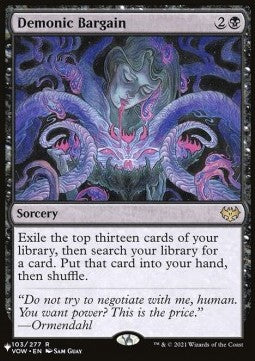 Demonic Bargain⁣ - The List⁣ (Rare)⁣ [103]