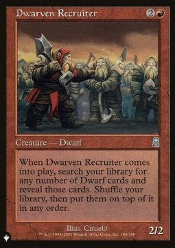 Dwarven Recruiter⁣ - The List⁣ (Uncommon)⁣ [186]
