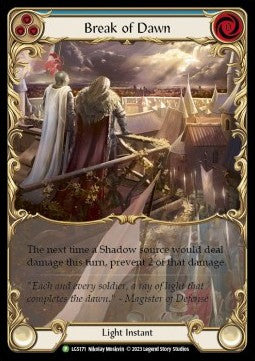 Break of Dawn (Blue) (Extended Art Rainbow Foil)⁣ - LGS Promos⁣ (Promo)⁣ [171]