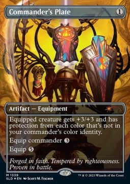 Commander's Plate - Secret Lair Commander Deck: Angels: They're Just Like Us but Cooler (Mythic) [SLDACW-1339]
