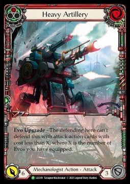 Heavy Artillery (Red) (Extended Art Rainbow Foil)⁣ - LGS Promos⁣ (Promo)⁣ [191]