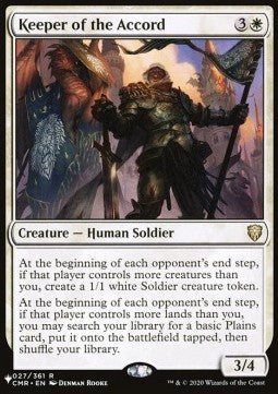 Keeper of the Accord⁣ - Secret Lair Commander Deck: Angels: They're Just Like Us but Cooler⁣ (Rare)