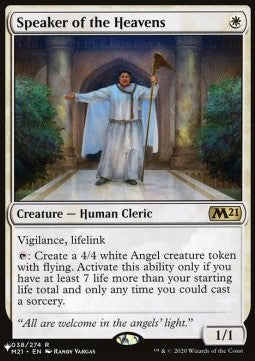 Speaker of the Heavens⁣ - Secret Lair Commander Deck: Angels: They're Just Like Us but Cooler⁣ (Rare)