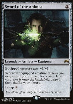 Sword of the Animist⁣ - Secret Lair Commander Deck: Angels: They're Just Like Us but Cooler⁣ (Rare)