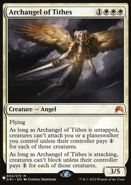 Archangel of Tithes⁣ - Secret Lair Commander Deck: Angels: They're Just Like Us but Cooler⁣ (Mythic)