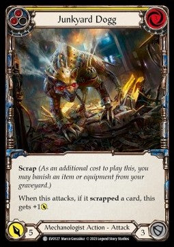 Junkyard Dogg (Yellow) (Rainbow Foil)⁣ - Bright Lights⁣ (Common)⁣ [127]