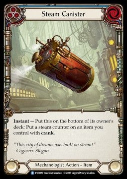 Steam Canister (Regular)⁣ - Bright Lights⁣ (Rare)⁣ [077]