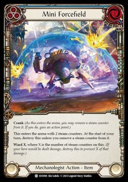 Mini Forcefield (Blue) (Rainbow Foil)⁣ - Bright Lights⁣ (Common)⁣ [095]