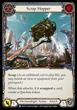 Scrap Hopper (Blue) (Rainbow Foil)⁣ - Bright Lights⁣ (Rare)⁣ [110]
