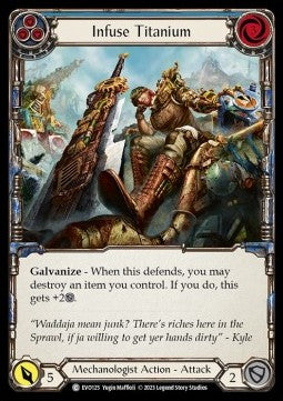 Infuse Titanium (Blue) (Rainbow Foil)⁣ - Bright Lights⁣ (Common)⁣ [125]