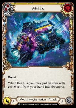 MetEx (Yellow) (Rainbow Foil)⁣ - Bright Lights⁣ (Common)⁣ [202]
