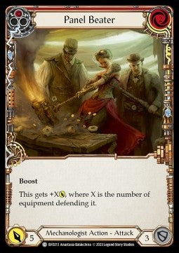 Panel Beater (Red) (Rainbow Foil)⁣ - Bright Lights⁣ (Common)⁣ [213]