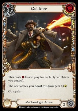 Quickfire (Red) (Rainbow Foil)⁣ - Bright Lights⁣ (Common)⁣ [225]