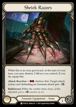 Shriek Razors (Rainbow Foil)⁣ - Bright Lights⁣ (Legendary)⁣ [235]