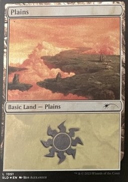 Plains (V.4)⁣ - Secret Lair Commander Deck: Angels: They're Just Like Us but Cooler⁣ (Land)⁣ [1351]