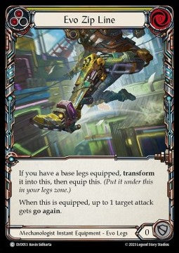 Evo Zip Line (Cold Foil)⁣ - Bright Lights⁣ (Common)⁣ [053]