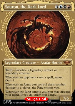 Sauron, the Dark Lord (V.4)⁣ - The Lord of the Rings: Tales of Middle-earth Holiday Release⁣ (Mythic)⁣ [821]