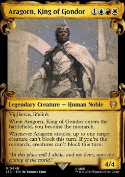 Aragorn, King of Gondor (V.1)⁣ - The Lord of the Rings: Tales of Middle-earth Holiday Release⁣ (Mythic)⁣ [448]