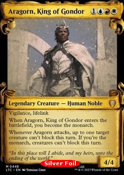 Aragorn, King of Gondor (V.2) - The Lord of the Rings: Tales of Middle-earth Holiday Release (Mythic) [LTRH-448]