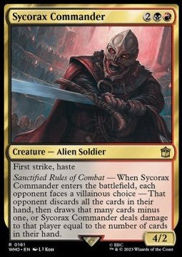 Sycorax Commander⁣ - Universes Beyond: Doctor Who⁣ (Rare)⁣ [161]