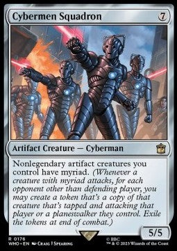 Cybermen Squadron⁣ - Universes Beyond: Doctor Who⁣ (Rare)⁣ [176]