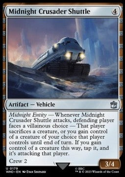 Midnight Crusader Shuttle⁣ - Universes Beyond: Doctor Who⁣ (Uncommon)⁣ [179]
