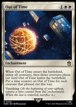 Out of Time⁣ - Universes Beyond: Doctor Who⁣ (Rare)⁣ [209]