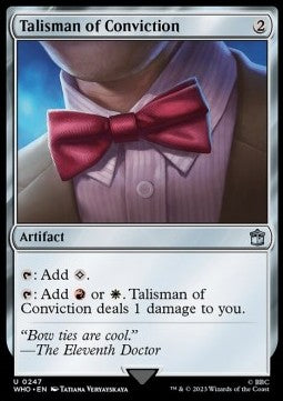Talisman of Conviction⁣ - Universes Beyond: Doctor Who⁣ (Uncommon)⁣ [247]