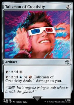 Talisman of Creativity⁣ - Universes Beyond: Doctor Who⁣ (Uncommon)⁣ [248]