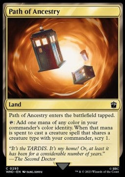 Path of Ancestry⁣ - Universes Beyond: Doctor Who⁣ (Common)⁣ [293]