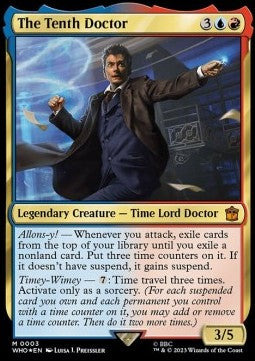 The Tenth Doctor (V.1)⁣ - Universes Beyond: Doctor Who⁣ (Mythic)⁣ [3]