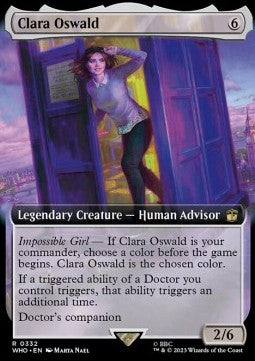 Clara Oswald (V.1)⁣ - Universes Beyond: Doctor Who: Extras⁣ (Rare)⁣ [332]