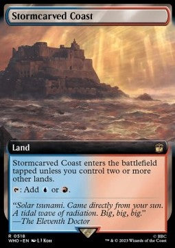Stormcarved Coast (V.1)⁣ - Universes Beyond: Doctor Who: Extras⁣ (Rare)⁣ [518]