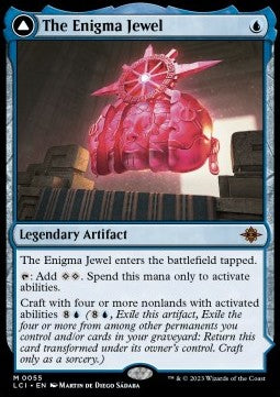 The Enigma Jewel // Locus of Enlightenment⁣ - The Lost Caverns of Ixalan⁣ (Mythic)⁣ [55]
