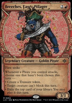 Breeches, Eager Pillager⁣ - The Lost Caverns of Ixalan: Extras⁣ (Rare)⁣ [294]