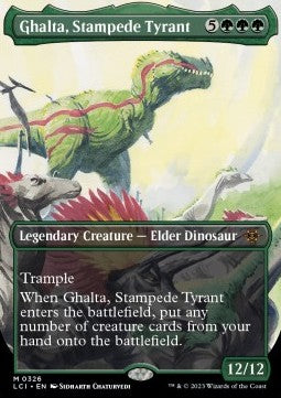 Ghalta, Stampede Tyrant⁣ - The Lost Caverns of Ixalan: Extras⁣ (Mythic)⁣ [326]