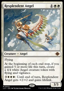 Resplendent Angel⁣ - The Lost Caverns of Ixalan⁣ (Mythic)⁣ [32]