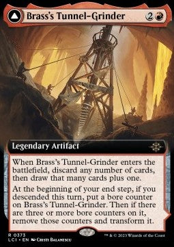 Brass's Tunnel-Grinder // Tecutlan, the Searing Rift⁣ - The Lost Caverns of Ixalan: Extras⁣ (Rare)⁣ [373]