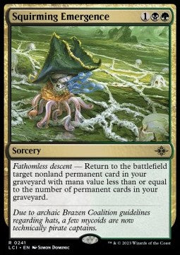 Squirming Emergence⁣ - The Lost Caverns of Ixalan⁣ (Rare)⁣ [241]