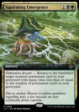 Squirming Emergence⁣ - The Lost Caverns of Ixalan: Extras⁣ (Rare)⁣ [386]