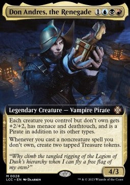 Don Andres, the Renegade⁣ - Commander: The Lost Caverns of Ixalan: Extras⁣ (Mythic)⁣ [28]