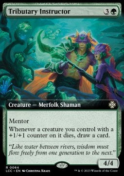 Tributary Instructor⁣ - Commander: The Lost Caverns of Ixalan: Extras⁣ (Rare)⁣ [64]