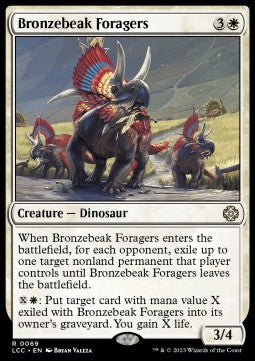Bronzebeak Foragers⁣ - Commander: The Lost Caverns of Ixalan⁣ (Rare)⁣ [69]