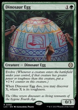 Dinosaur Egg⁣ - Commander: The Lost Caverns of Ixalan⁣ (Rare)⁣ [92]