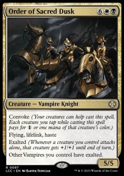 Order of Sacred Dusk⁣ - Commander: The Lost Caverns of Ixalan⁣ (Rare)⁣ [97]