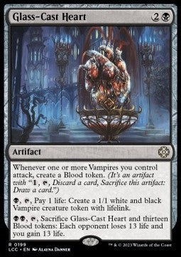 Glass-Cast Heart⁣ - Commander: The Lost Caverns of Ixalan⁣ (Rare)⁣ [199]
