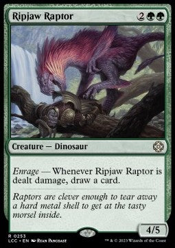 Ripjaw Raptor⁣ - Commander: The Lost Caverns of Ixalan⁣ (Rare)⁣ [253]