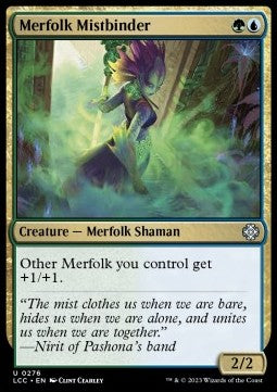 Merfolk Mistbinder⁣ - Commander: The Lost Caverns of Ixalan⁣ (Uncommon)⁣ [276]