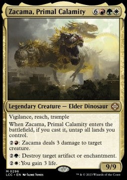 Zacama, Primal Calamity⁣ - Commander: The Lost Caverns of Ixalan⁣ (Mythic)⁣ [296]