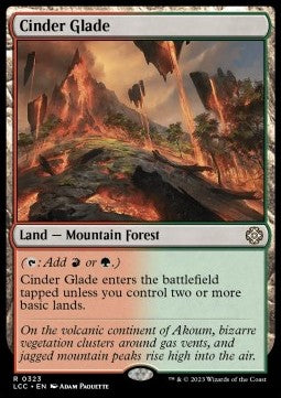 Cinder Glade⁣ - Commander: The Lost Caverns of Ixalan⁣ (Rare)⁣ [323]